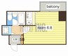 朝日プラザサウスコア姫路 1Rの間取り