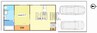 オレンジベース広畑北野 1LDKの間取り