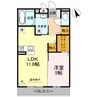 THE RESIDENCE 姫路神屋町 1LDKの間取り