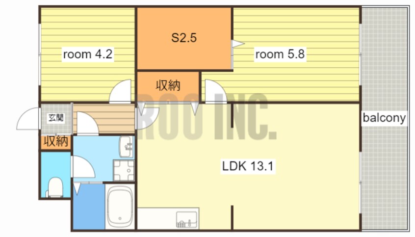 間取図 ロストフ８８