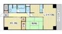 高岡中村コーポ　パートⅡの間取図