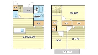 間取図 メゾンヴィサージュ
