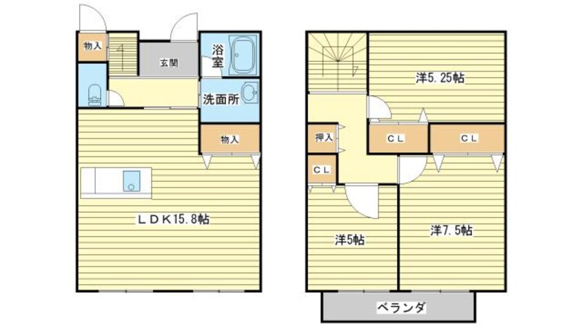 間取図 メゾンヴィサージュ