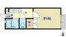 OA FLAT御立中 1Rの間取り