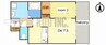マンション西駅前 1DKの間取り