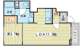 間取図 アンシャンテ
