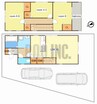 サンサージュ加納原田　H棟 3LDKの間取り