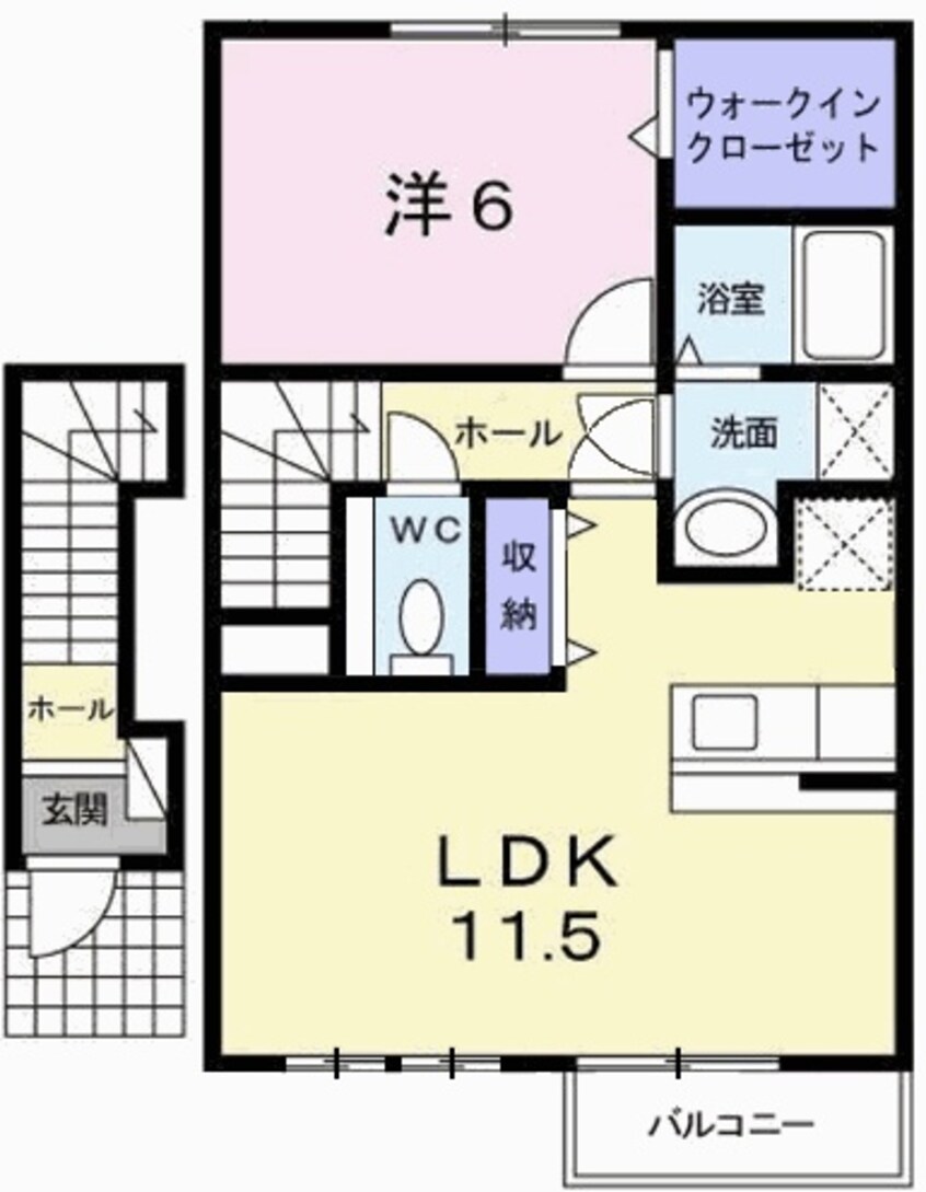 間取図 ソレアードⅠ