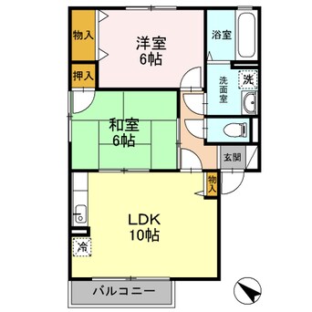 間取図 シャトレハイツ
