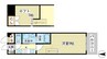 ベルフラワー山野井 1Kの間取り