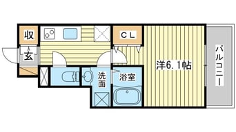 間取図 MISTRAL大塩駅前