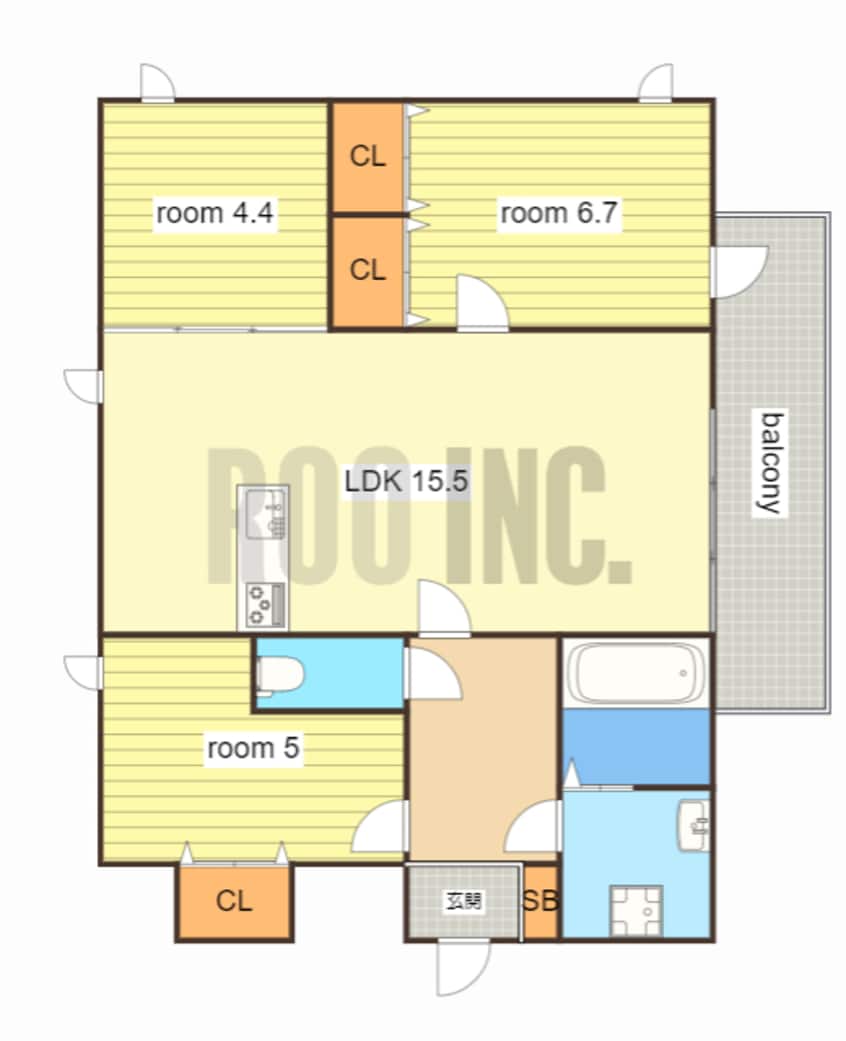 間取図 ルークレジデンスNUEVE