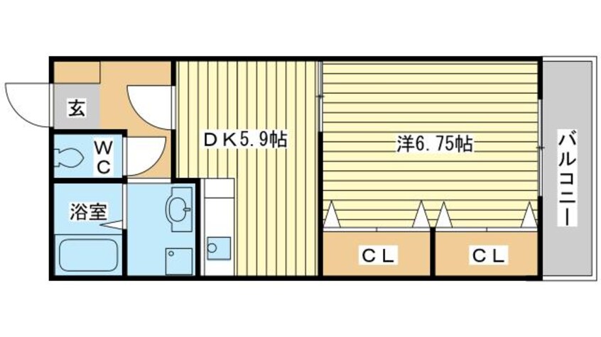 間取図 ロイヤルアガホ