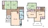 広坂戸建 5LDKの間取り