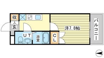 間取図 ＧＬＡハート飾磨A棟