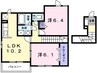 マン　ウンド　フラウ　Ｂ 2LDKの間取り