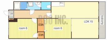 間取図 クラウンズビラ花影