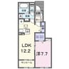 ソレイユ　こだま 1LDKの間取り