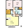 プリンシプル　Ⅰ棟 2LDKの間取り