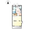 アビタシオン朝日 1Kの間取り