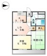 Ｓ・Ｊルミナス 2DKの間取り