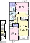 アン・グランジェ 2LDKの間取り