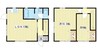 兼田　藤本貸戸建 2LDKの間取り