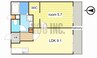 東延末ハイツ 1LDKの間取り