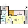 D’s町坪 1LDKの間取り