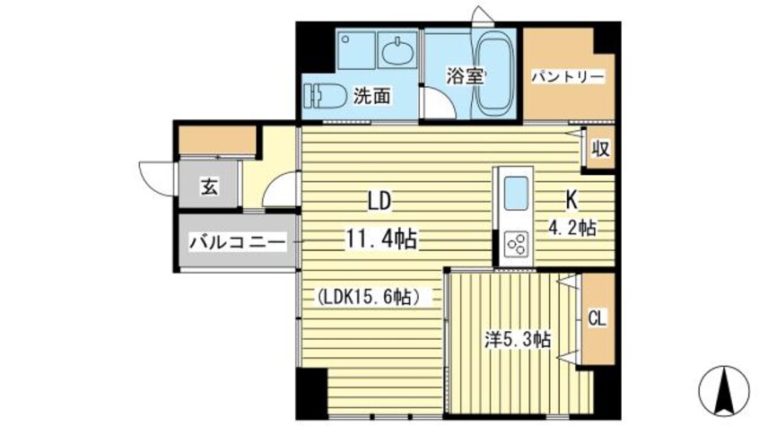 間取図 ＳＴＥＬＬＡ　白銀