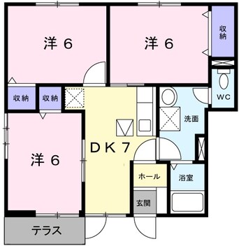 間取図 キャメルハウスＡ