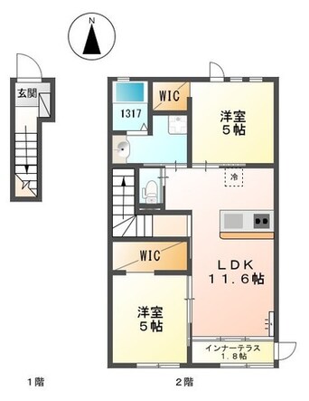 間取図 グランディールTS