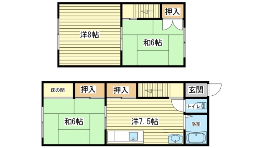 間取図 高浜町貸家