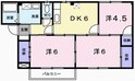 グリーンコーポ中塚の間取図