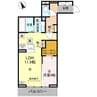D-PLACE町坪 1LDKの間取り