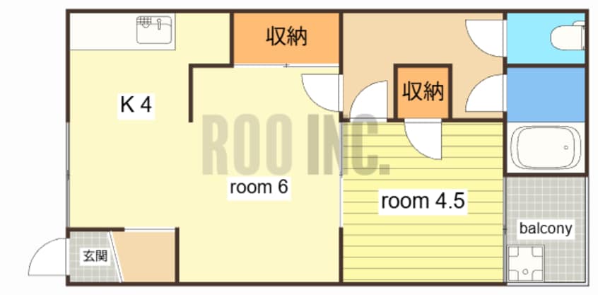間取図 八代ハイツ