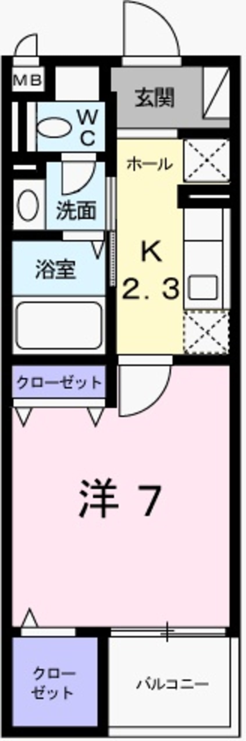 間取図 コオリナ