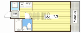 間取図 クリーンピア南大路時計台