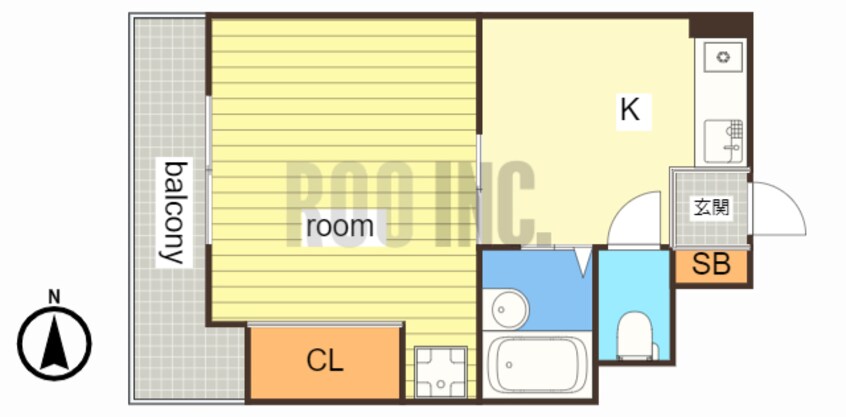 間取図 ハッピーコート豊沢