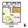 オータム・コート 1LDKの間取り
