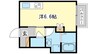 ＣｏＣｏＢｌｉｓｓ 1Rの間取り