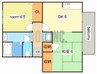 メゾンＡ 2DKの間取り