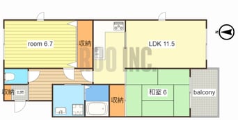 間取図 ビューハーモニー