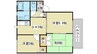 ディアス大塩 3Kの間取り