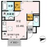 アバンセグリーンⅡ 1Rの間取り