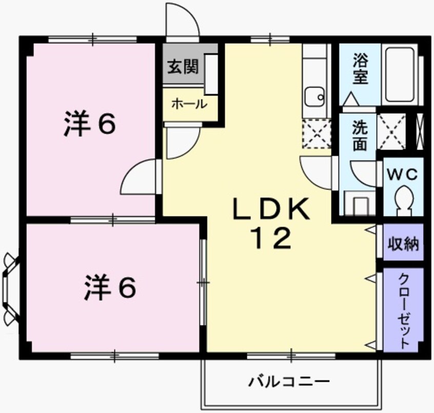 間取図 ア・ビーハウス