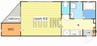 Ｂｒ東延末 1Kの間取り