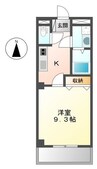 サクセスＯＮ 1Kの間取り