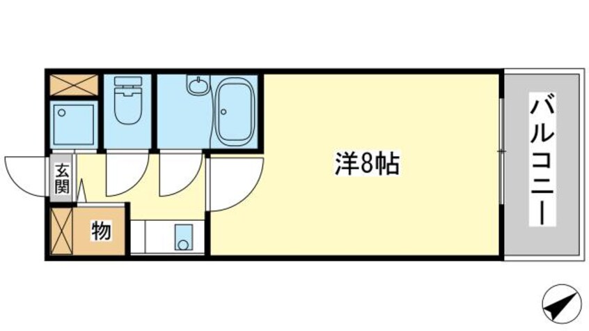 間取図 ダイアパレス姫路大手前通西