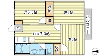 間取図 メゾン白国2号